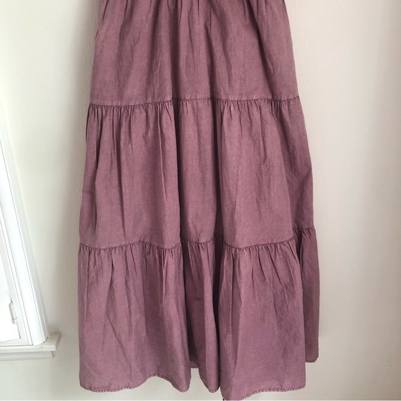 Sea NY Size 14 Heidi Heart Shirred Dress in Rose Cutout Back - Picture 4 of 11